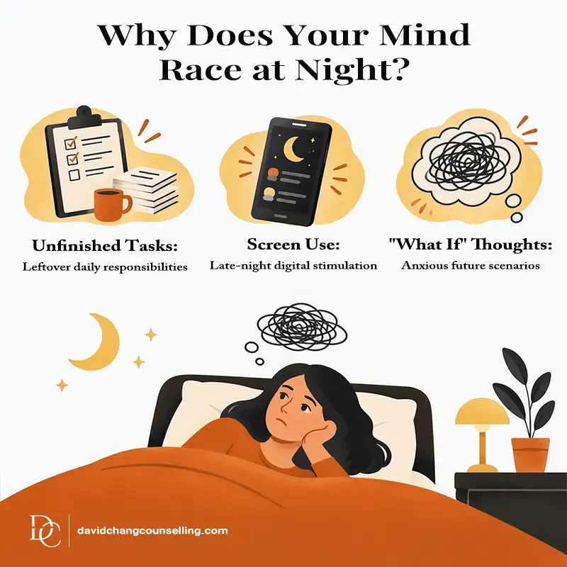 Why Does Your Mind Race at Night?